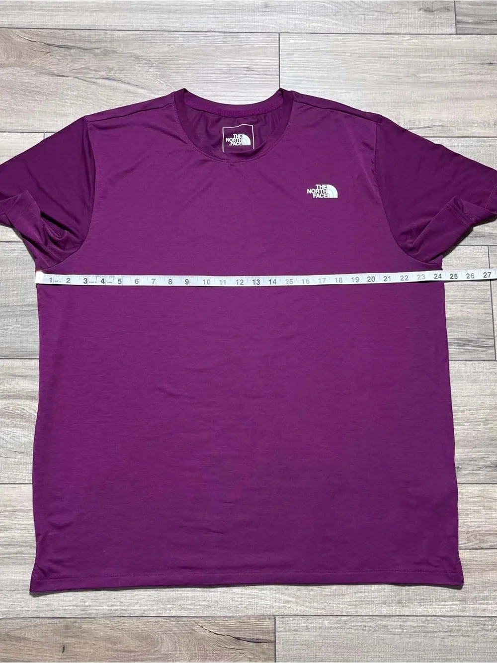 The North Face Mens Short Sleeve Crew Neck T-Shirt Size XL Wine